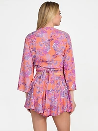 Eco Knotted Cropped Kimono