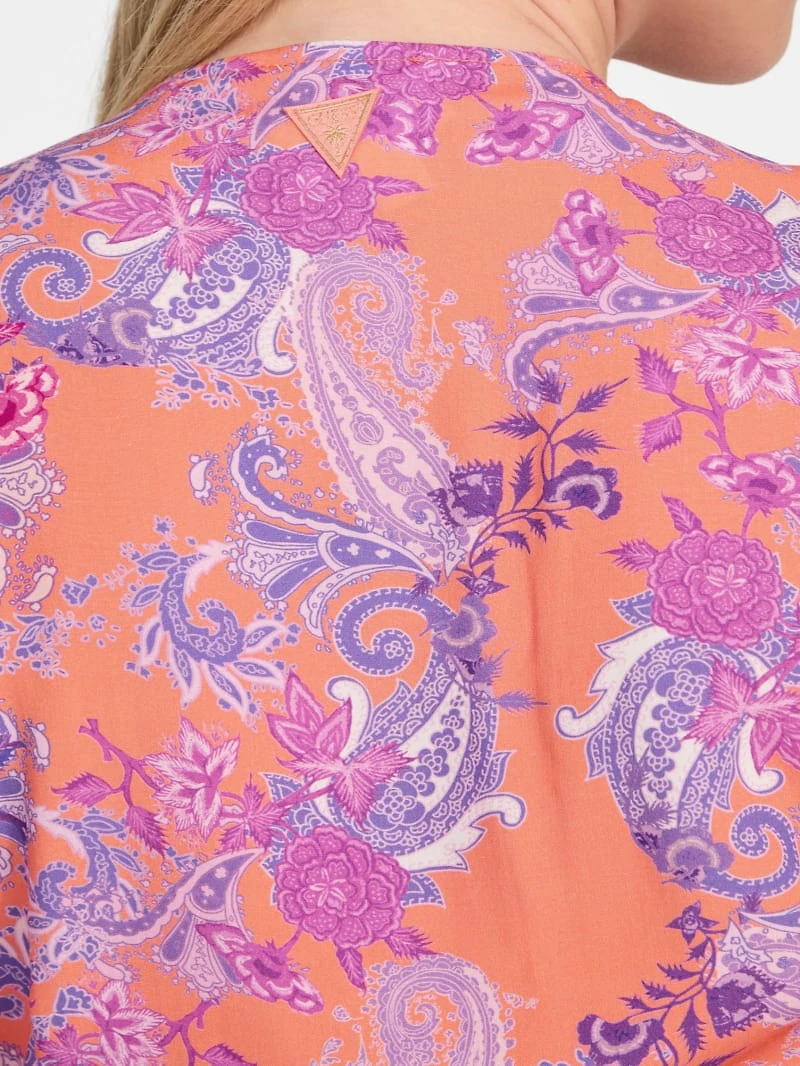 Eco Knotted Cropped Kimono