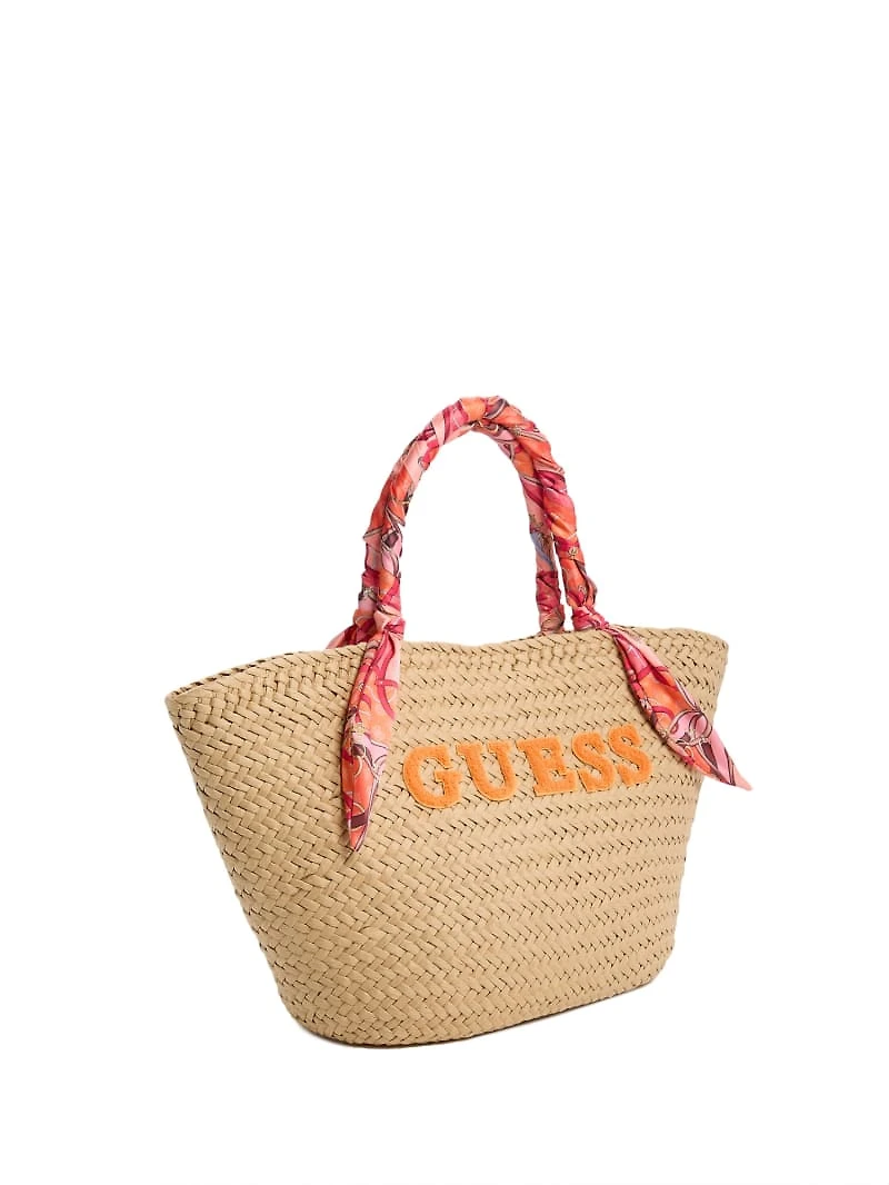 Straw Beach Tote