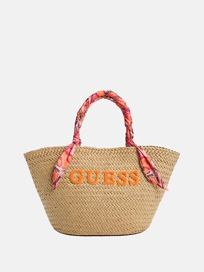 Straw Beach Tote