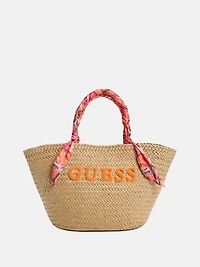 Straw Beach Tote