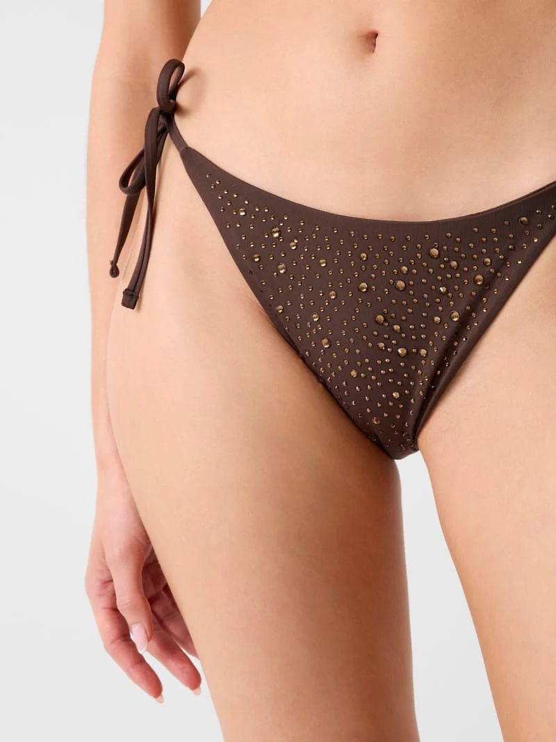 Rhinestones bikini bottoms