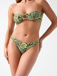 Printed Brazilian bikini bottoms