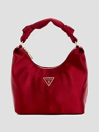 Velina Satin Hobo Bag