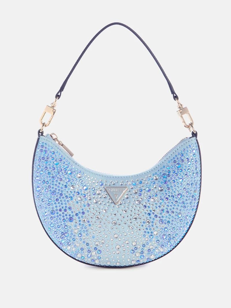 Tasmin Rhinestones Hobo Bag