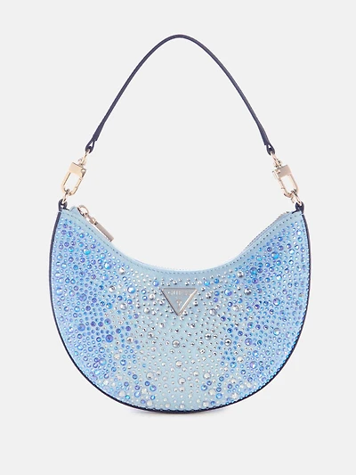 Tasmin Rhinestones Hobo Bag