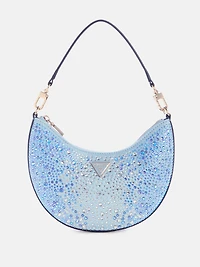 Tasmin Rhinestones Hobo Bag