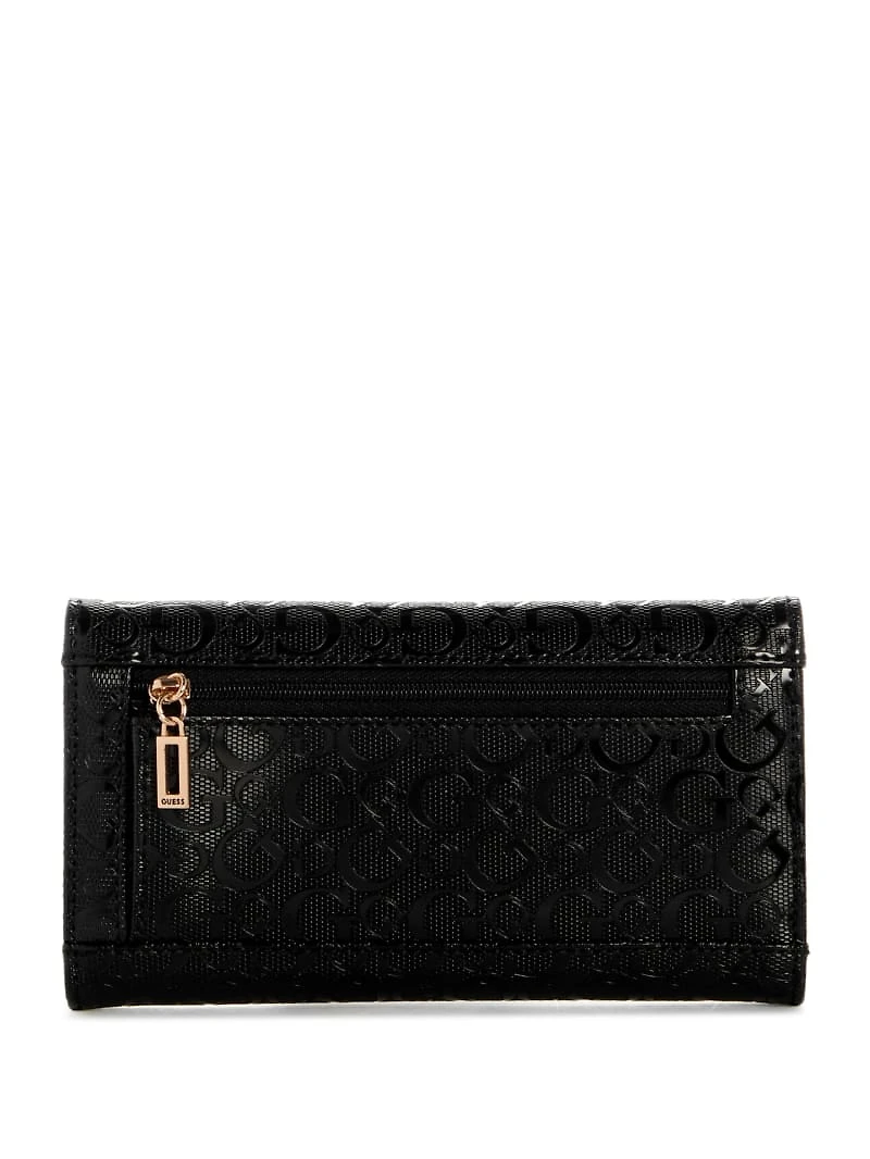 Jerica G-Shine Logo Slim Clutch