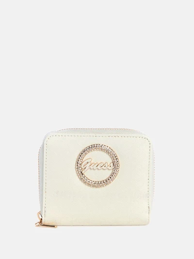 Lumina Logo Shine Small Zip-Around Wallet