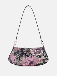 Elsie Satin Sequin Shoulder Bag