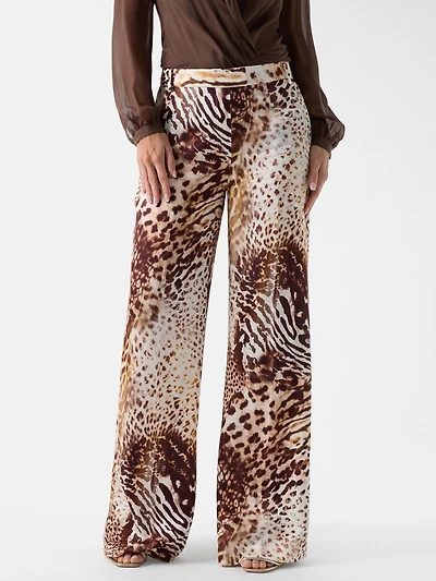 Marciano viscose printed pants