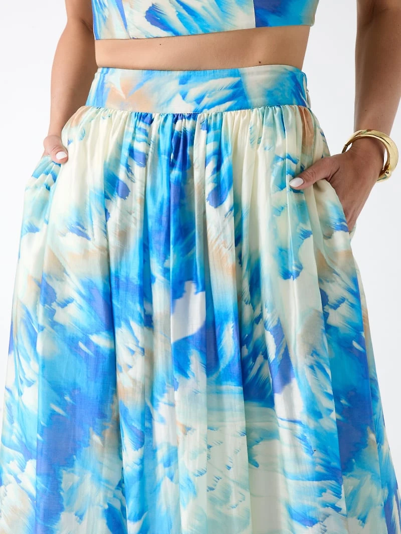 Marciano printed maxi skirt
