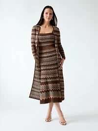 Marciano knitted lurex dress