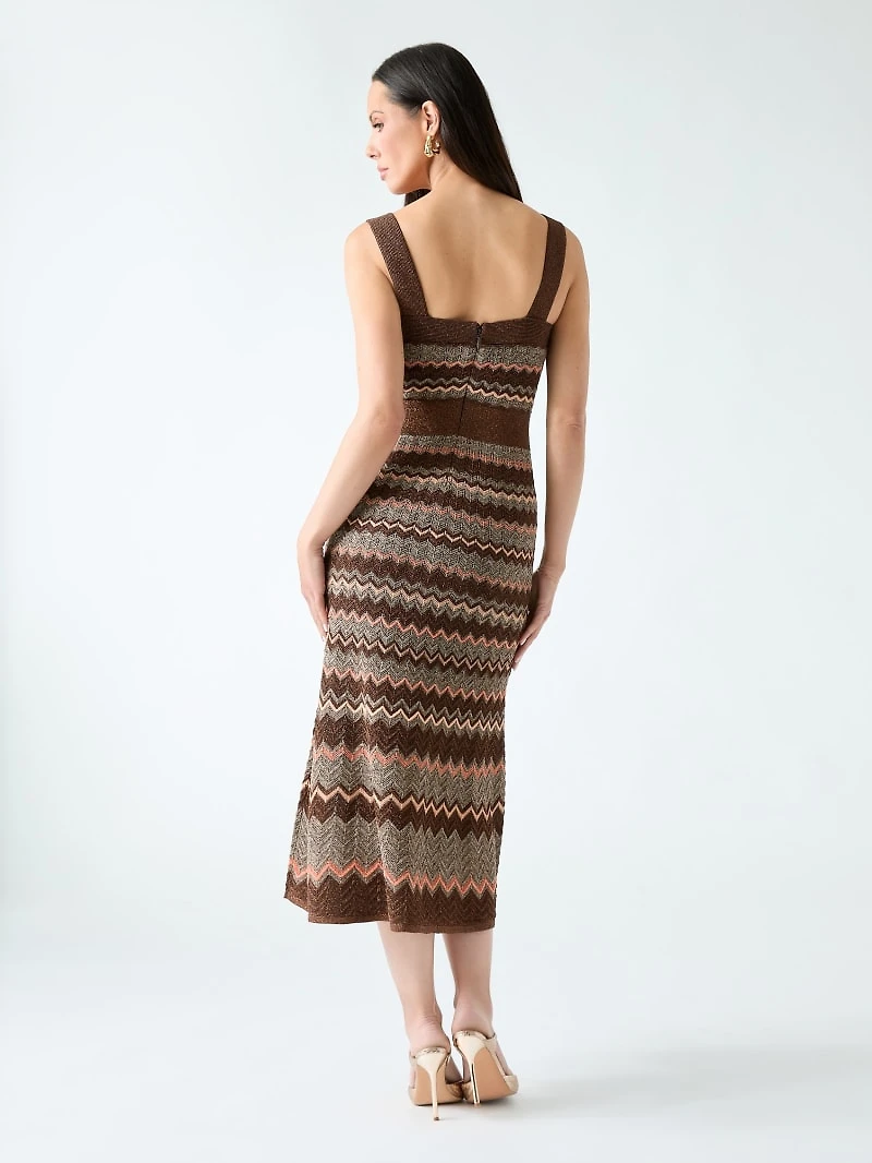 Marciano knitted lurex dress