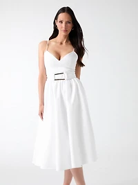 Marciano belted midi dress