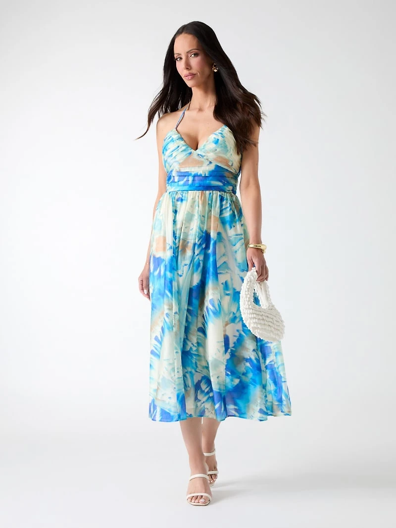 Marciano floral print midi dress