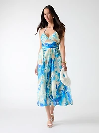 Marciano floral print midi dress