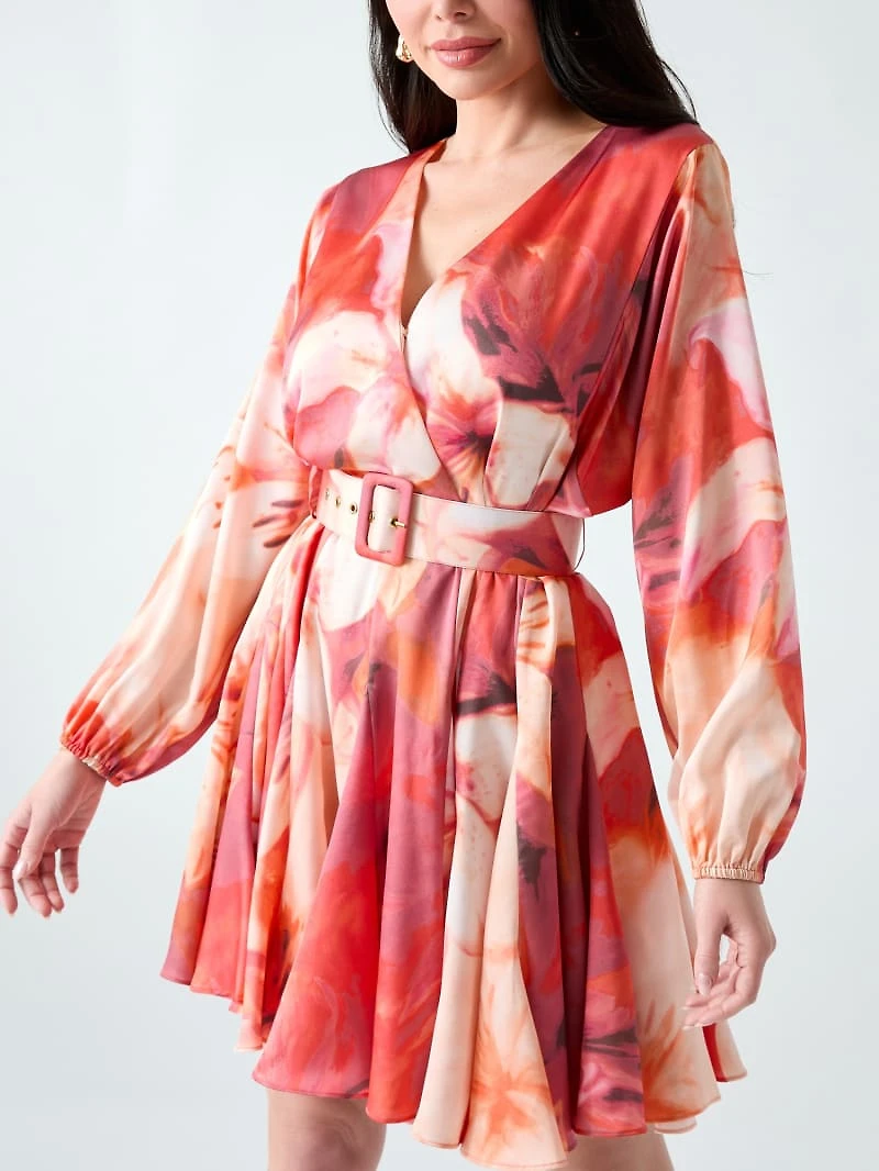 Marciano pleated mini dress