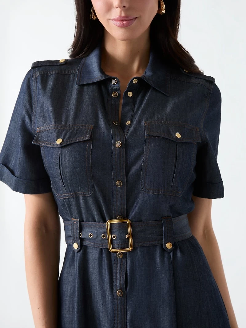 Marciano denim long dress