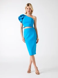 Marciano ruffled top