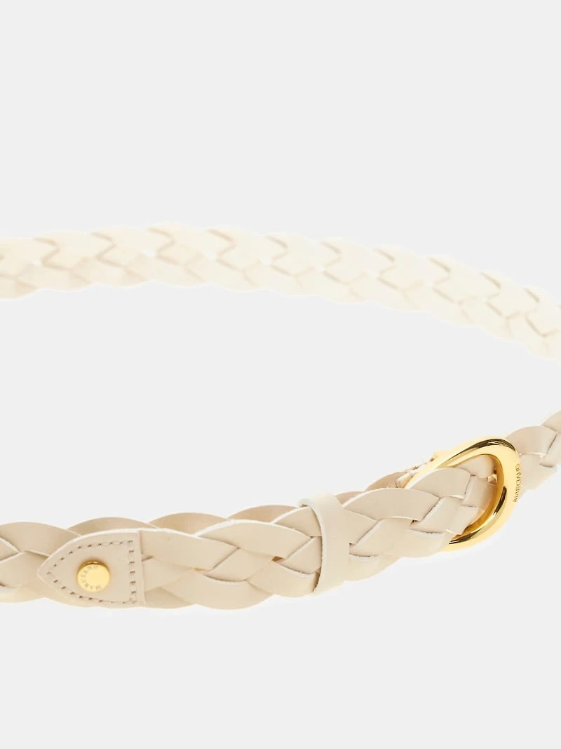Marciano leather braided belt