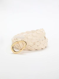 Marciano leather braided belt