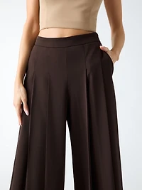 Marciano wide-leg pleated pants