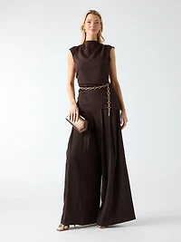 Marciano wide-leg pleated pants