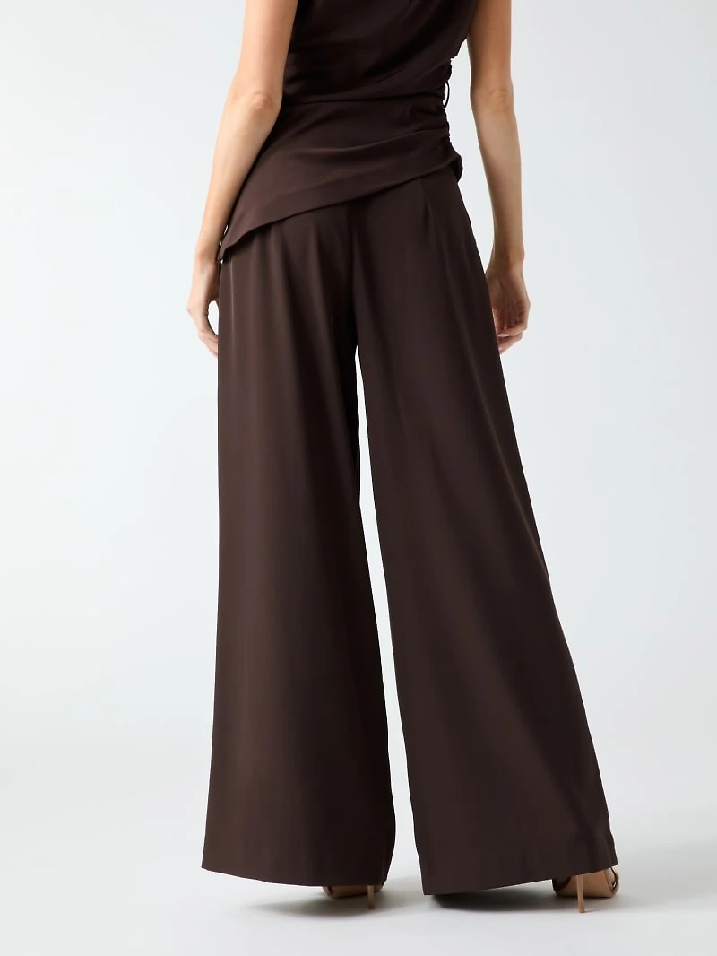 Marciano wide-leg pleated pants