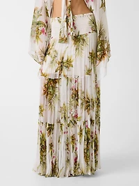 Marciano floral print maxi skirt