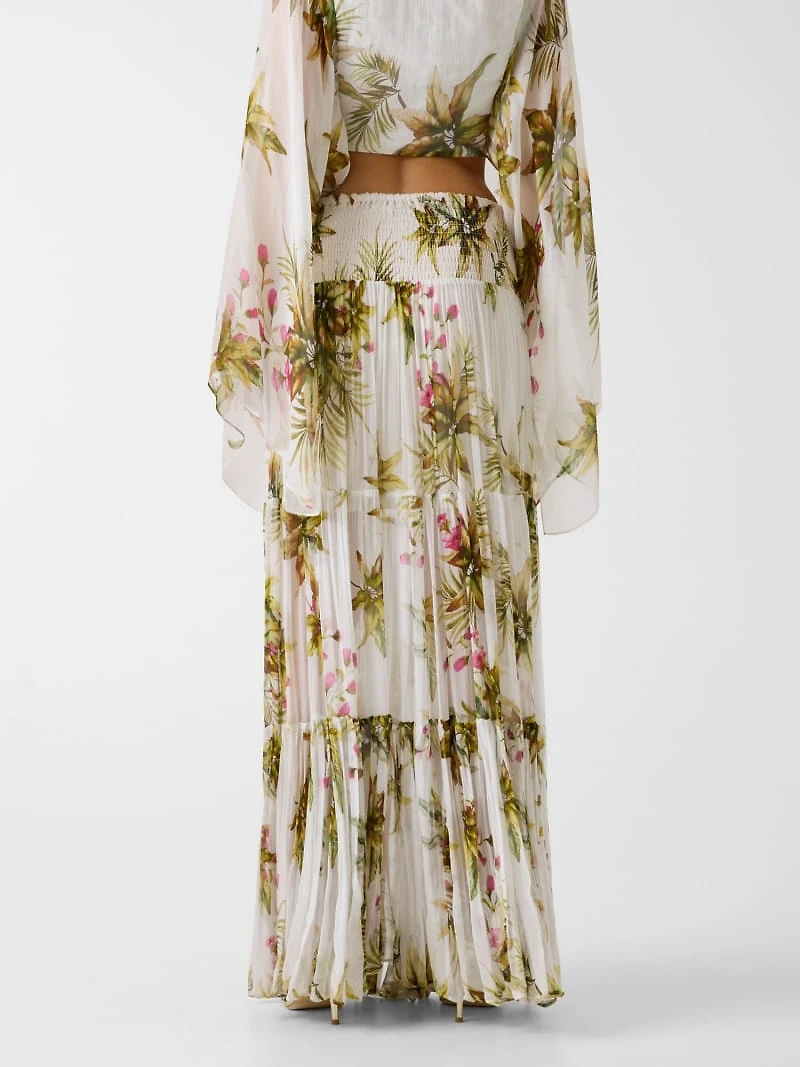Marciano floral print maxi skirt