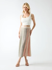 Marciano pleated maxi skirt