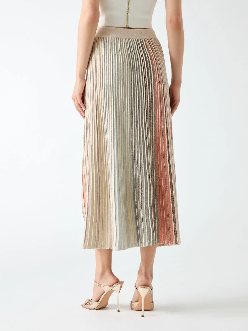 Marciano pleated maxi skirt