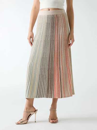 Marciano pleated maxi skirt