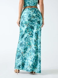 Marciano floral print maxi skirt