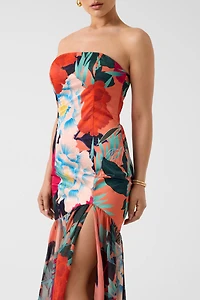 Marciano strapless maxi dress