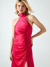 Marciano halter-neck midi dress
