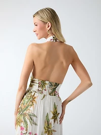 Marciano halter-neck maxi dress
