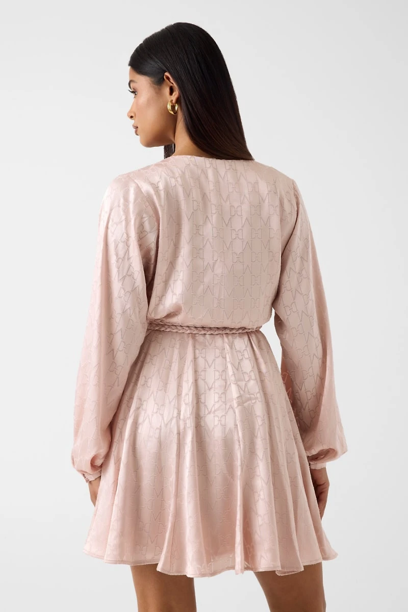 Marciano fit and flare mini dress