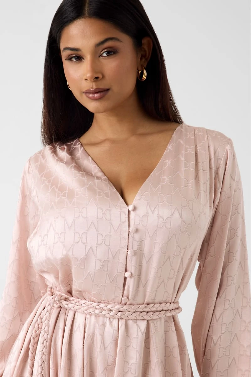 Marciano fit and flare mini dress