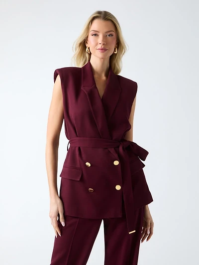 Marciano wool-blend waistcoat