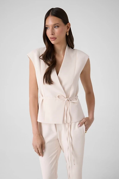 Marciano belted waistcoat
