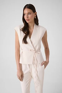 Marciano belted waistcoat
