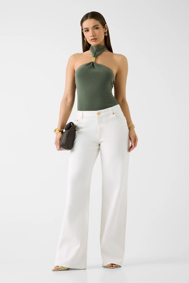 Marciano halter-neck bodysuit