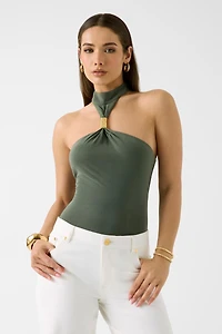 Marciano halter-neck bodysuit