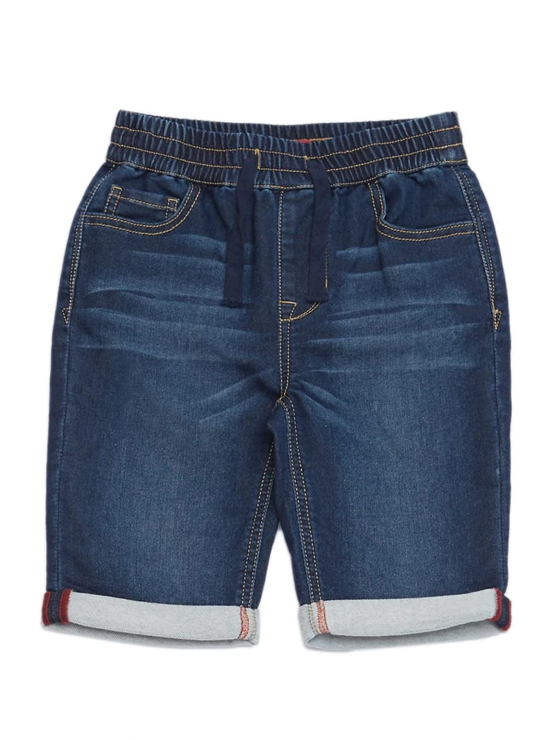 Todd Knit Denim Shorts (7-18)