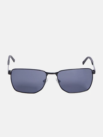 Rectangle Metal Pilot Sunglasses