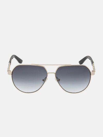 Metal Aviator Sunglasses
