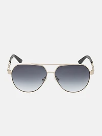 Metal Aviator Sunglasses