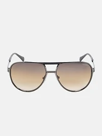 Coated Metal Aviator Sunglasses